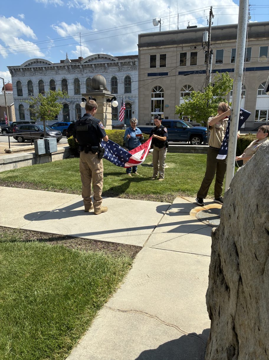 Flags Across Pennsylvania ceremony