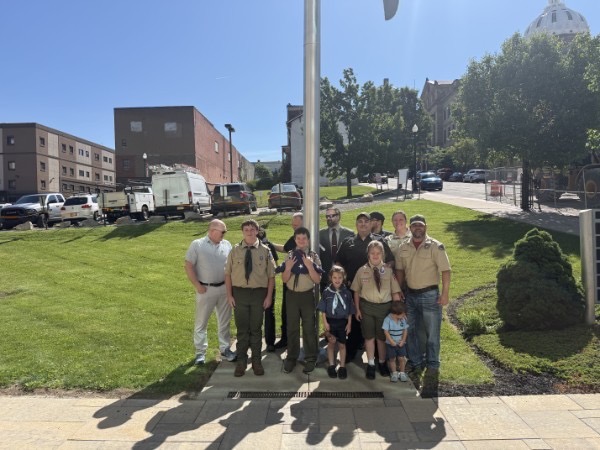 Flags Across Pennsylvania ceremony